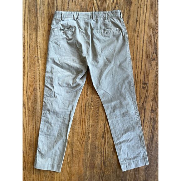 PRADA Gray Relaxed Chino Straight Pants Trousers Made in Italy  Mens Size 48 - Picture 5 of 8